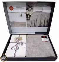 ست پیکه دونفره مدل Embrovaبرند کوتون باکس ترک (بژ)