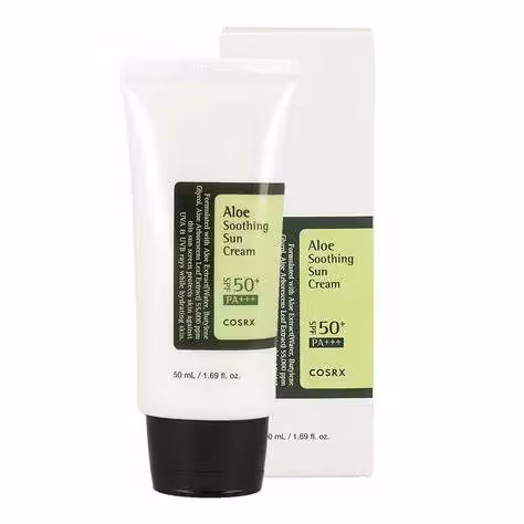 ضد آفتاب کوزارکس آلوئه ورا 50 میل | COSRX Aloe Soothing Sun Cream SPF50 – PA