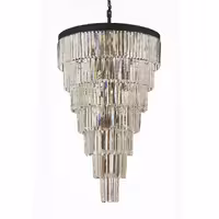 لوستر کریستالی کاردی هفت طبقه رایکا مدل دایره RAIKD45