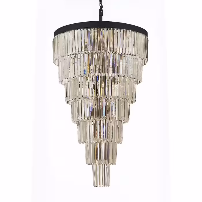 لوستر کریستالی کاردی هفت طبقه رایکا مدل دایره RAIKD45