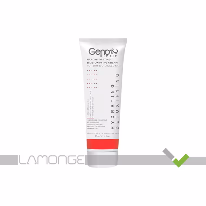 کرم رطوبت رسان و دتوکسیفای کننده دست ژنوبایوتیک مناسب پوست خشک 75 میلی لیتر