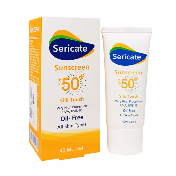 سری کیت کرم ضد آفتاب SPF50 سیلک تاچ بی رنگ 40 میلی لیتر - داروکاو
