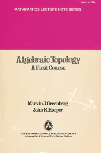 خرید و دانلود نسخه کامل کتاب Algebraic topology: a first course