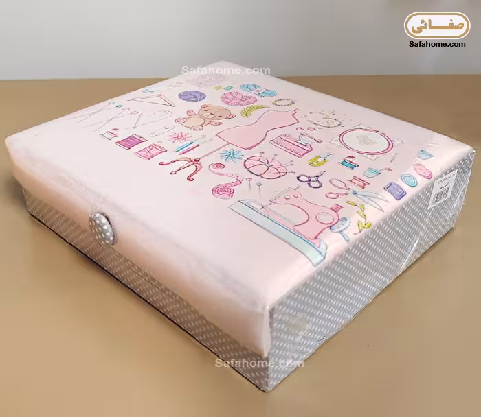 جعبه و وسایل خیاطی طرح مانکن