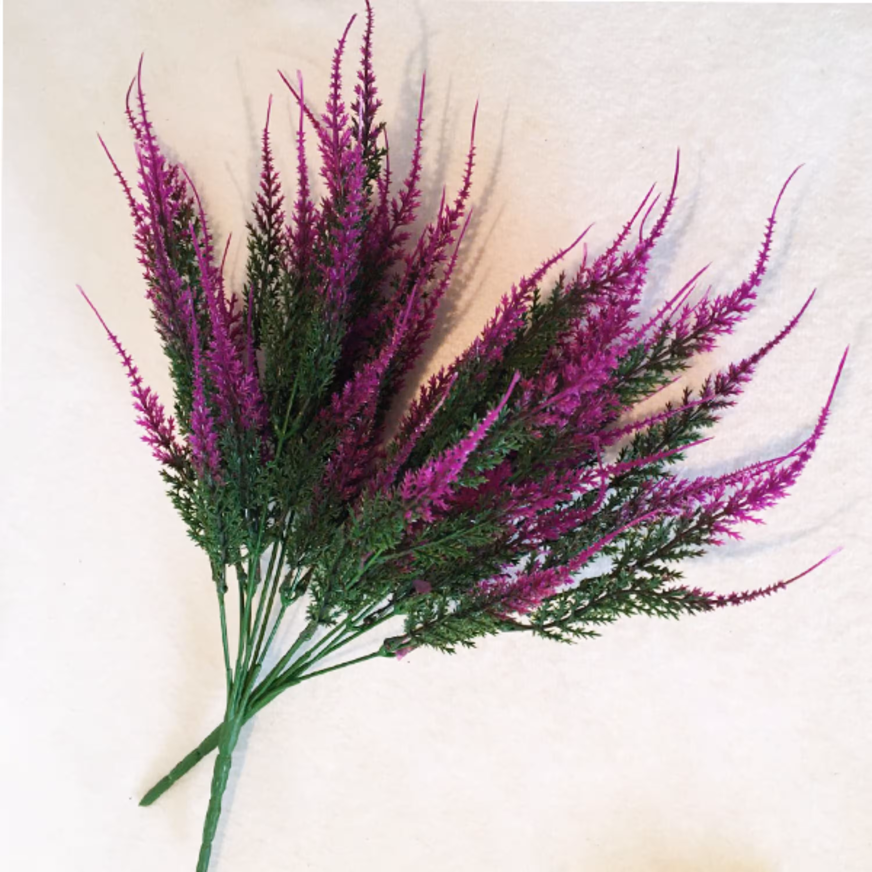 دسته گل مصنوعی مدل بسته 2 عددی سرو رنگ صورتی ارتفاع 38 سانتی متر