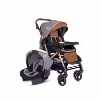 کالسکه کودک Tommybaby مدل Tornado Travel System رنگ طوسی