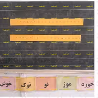 خط کش آموزشی چوبی (مگنتی) معلم و دانش آموز  کد 650 تابلو سازی رضا (پس کرایه)