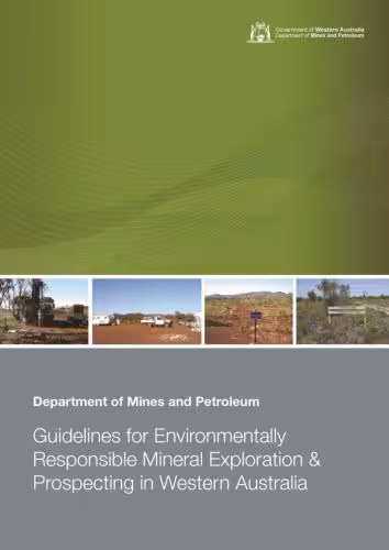 خرید و دانلود نسخه کامل کتاب Guidelines for Environmentally Responsible Mineral Exploration &amp; Prospecting in Western Australia