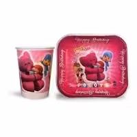 پیش دستی و لیوان تم پوکویو  20 عددی