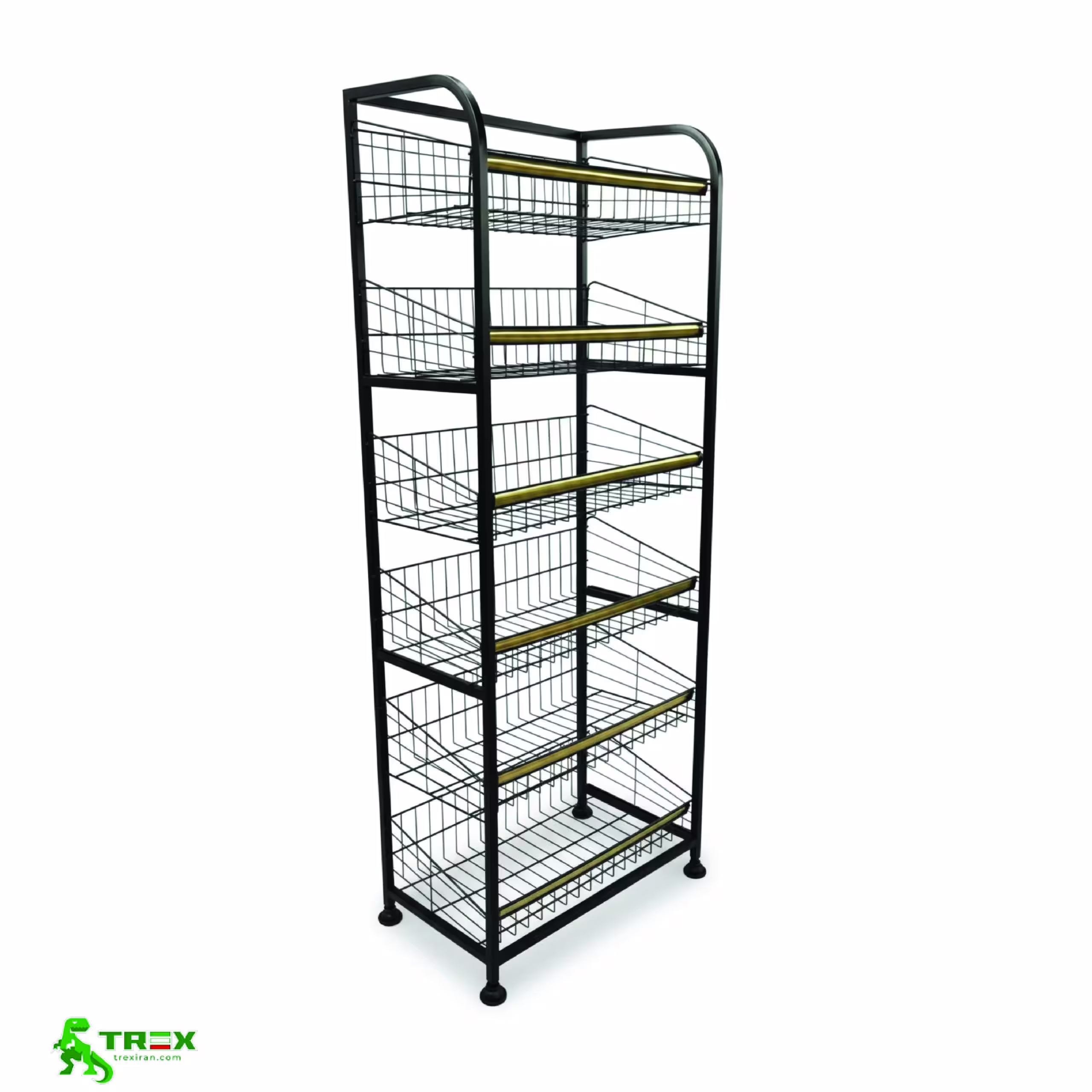 استند هایپری چیپس و پفک 6 طبقه عرض 70سانتی