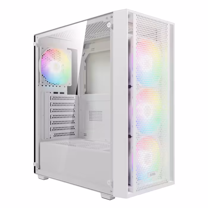 کیس گیم دیاس GAMDIAS AURA GC2 ELITE WHITE V2 ARGB GAMING CASE
