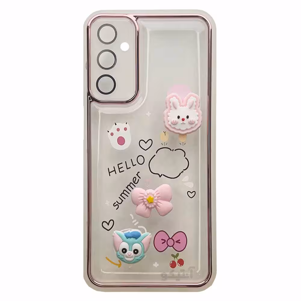 قاب Metal عروسکی برجسته محافظ لنز دار مناسب برای Samsung A34