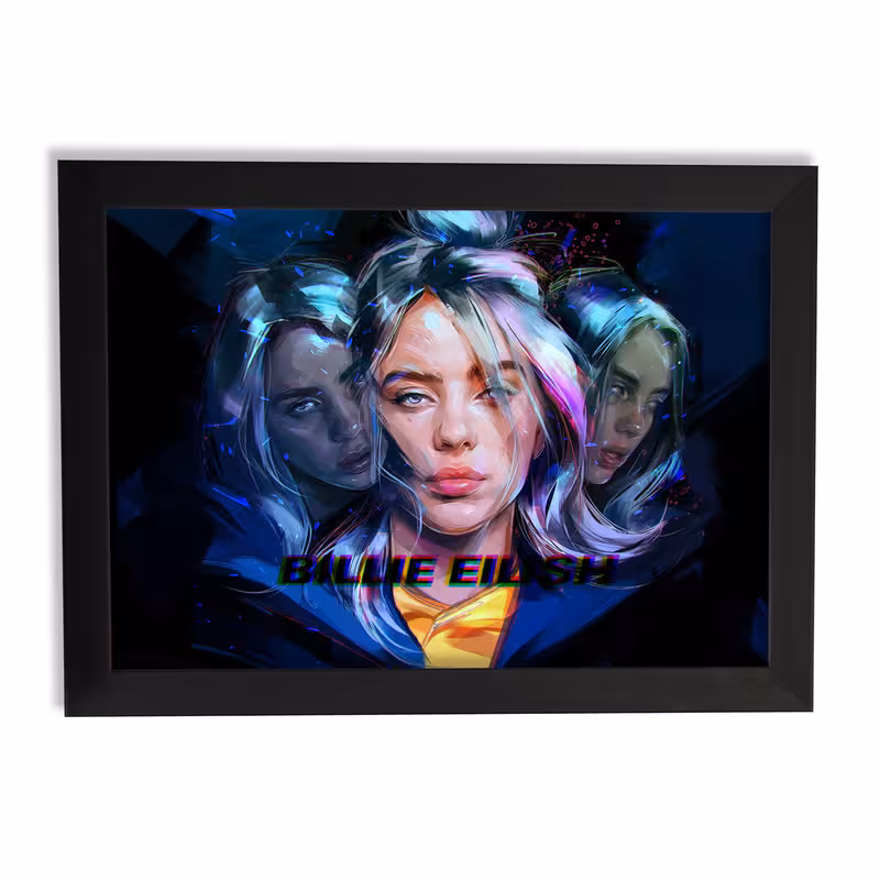 تابلو طرح billie eilish کد 65875 | دنیای قاب