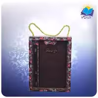 ست اداری حافظ پالتویی و خودکار طرح گل رز (کد 90124)