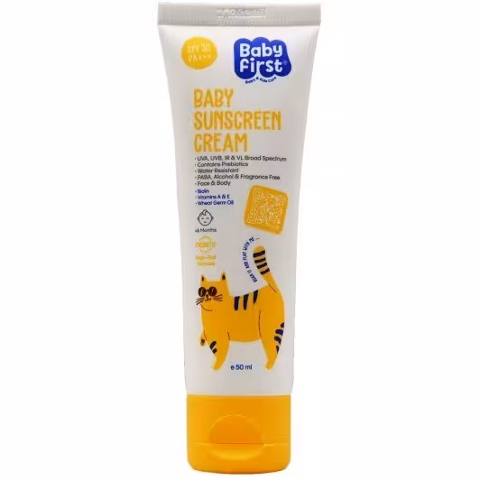کرم ضد آفتاب کودک سی گل مدل بیبی فرست Spf30 حجم 50 میلی لیتر