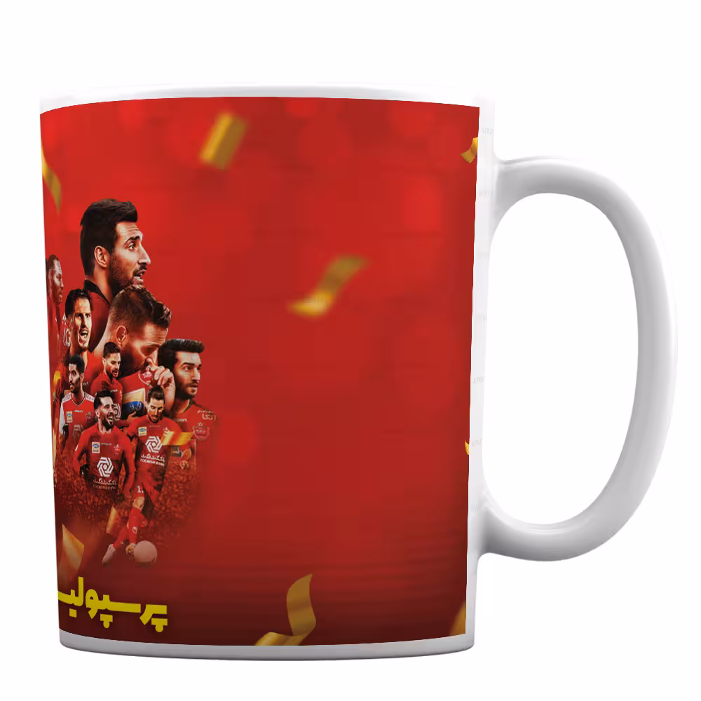 ماگ طرح پرسپولیس با عکس یحیی گل محمدی کد 241