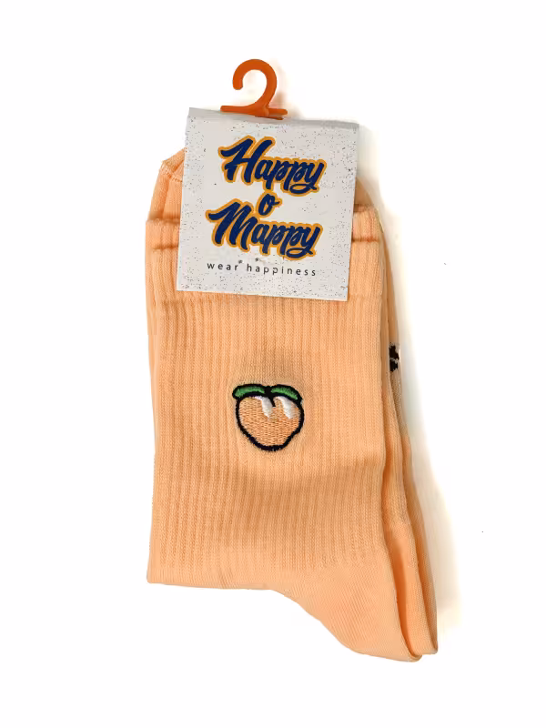 جوراب هپی مپی ساقدار هلو