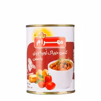 کنسرو خوراک لوبیا چیتی با سس مهرام 400 گرمی