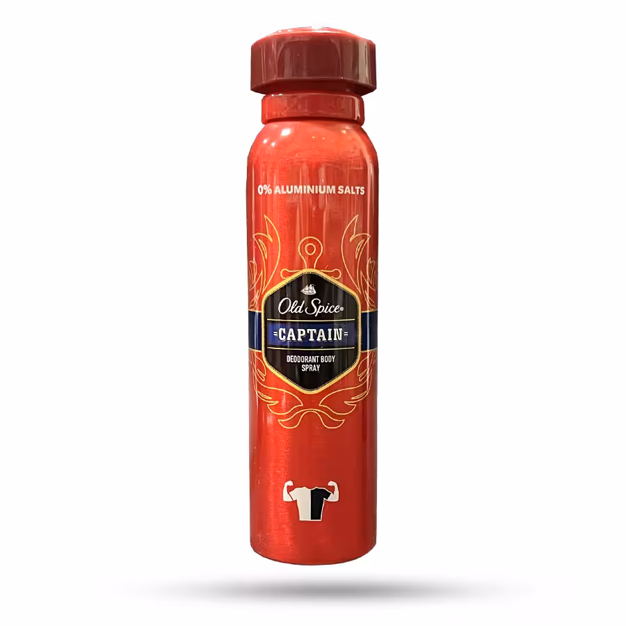 اسپری بدن مردانه اولدسپایس مدل Capitan حجم 150 میل
