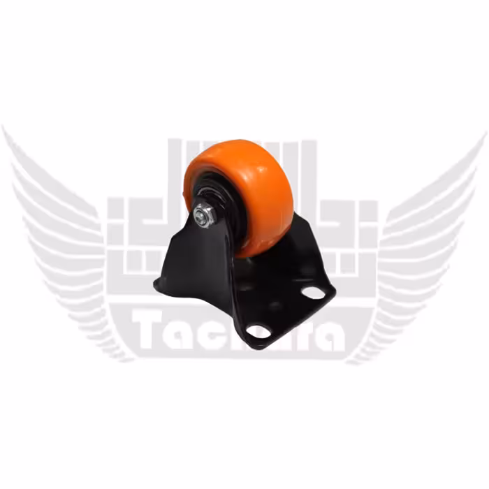 چرخ لوکس پایه ثابت نارنجی