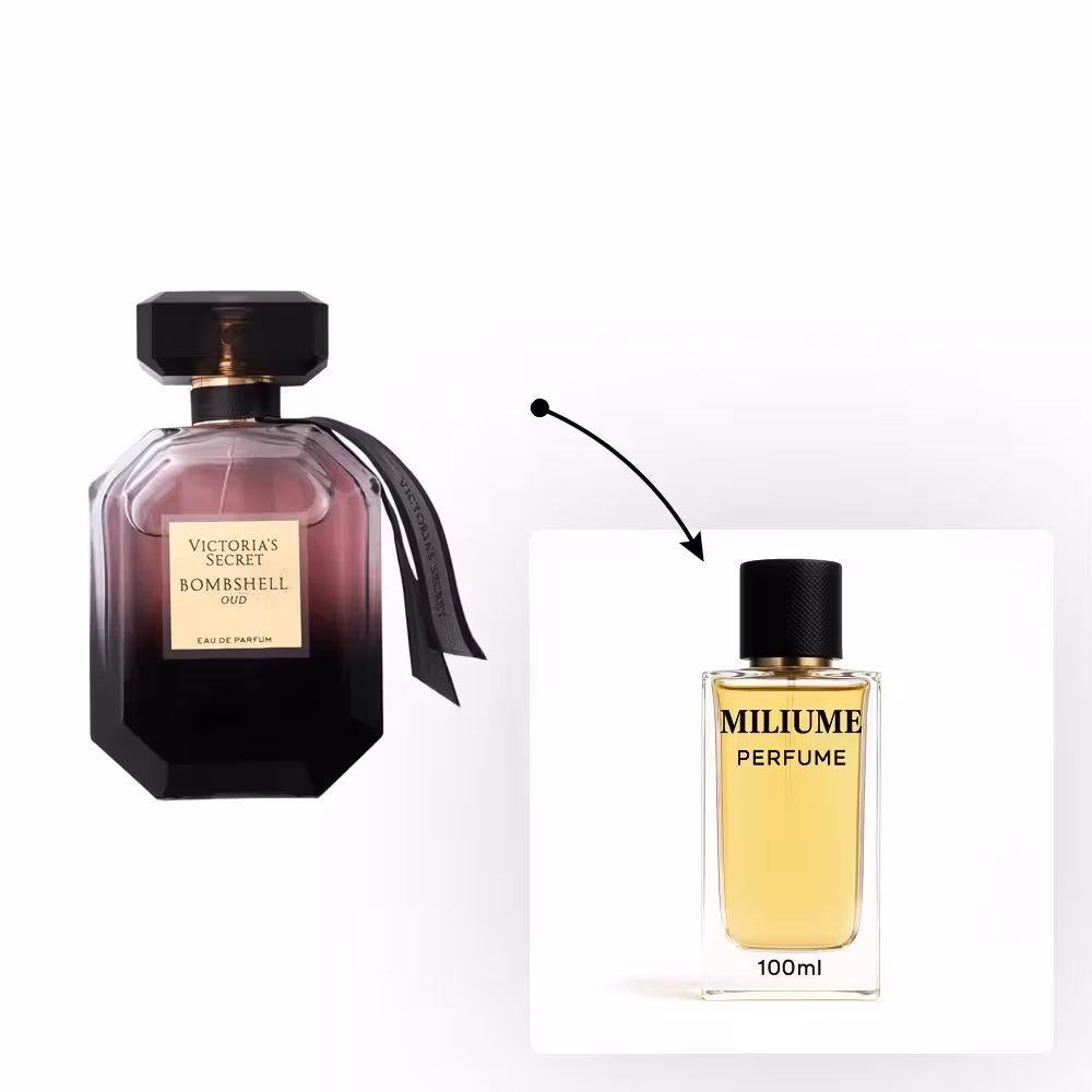 اسانس عطر Victoria’s Secret Bombshell Oud برند Argeville - کد 1098 - ویکتوریا سکرت بامبشل عود 100ML - میلیوم پرفیوم