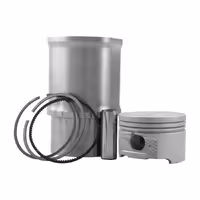 بوش و پیستون و رینگ الدورا کد 87020630 مناسب برای پژو 206 تیپ 2 تخت بسته 4 عددی