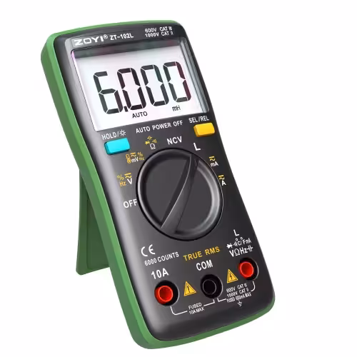 مولتی متر اتورنج زویی مدل ZOYI ZT-102L