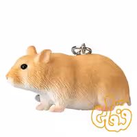 آویز کلید همستر موجو Hamster Keychain 387463