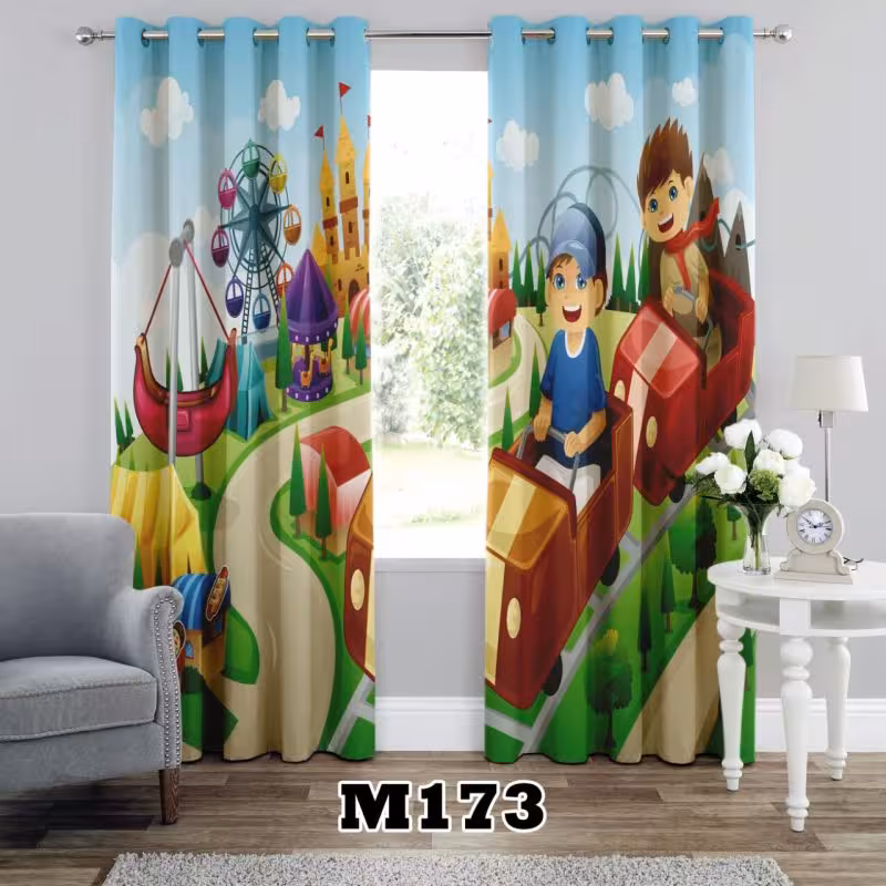 پرده سه بعدی طرح کودک