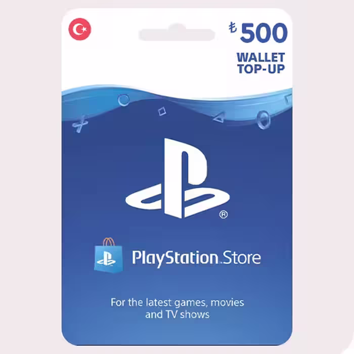 گیفت کارت 500₺ PlayStation