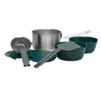 ست ظروف غذا با کفگیر و ملاقه استنلی