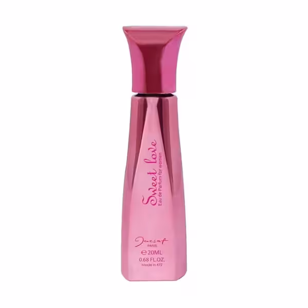 عطر زنانه جیبی مدل سوییت لاو Sweet Love ژک ساف 20 میلیلیتر Jacsaf