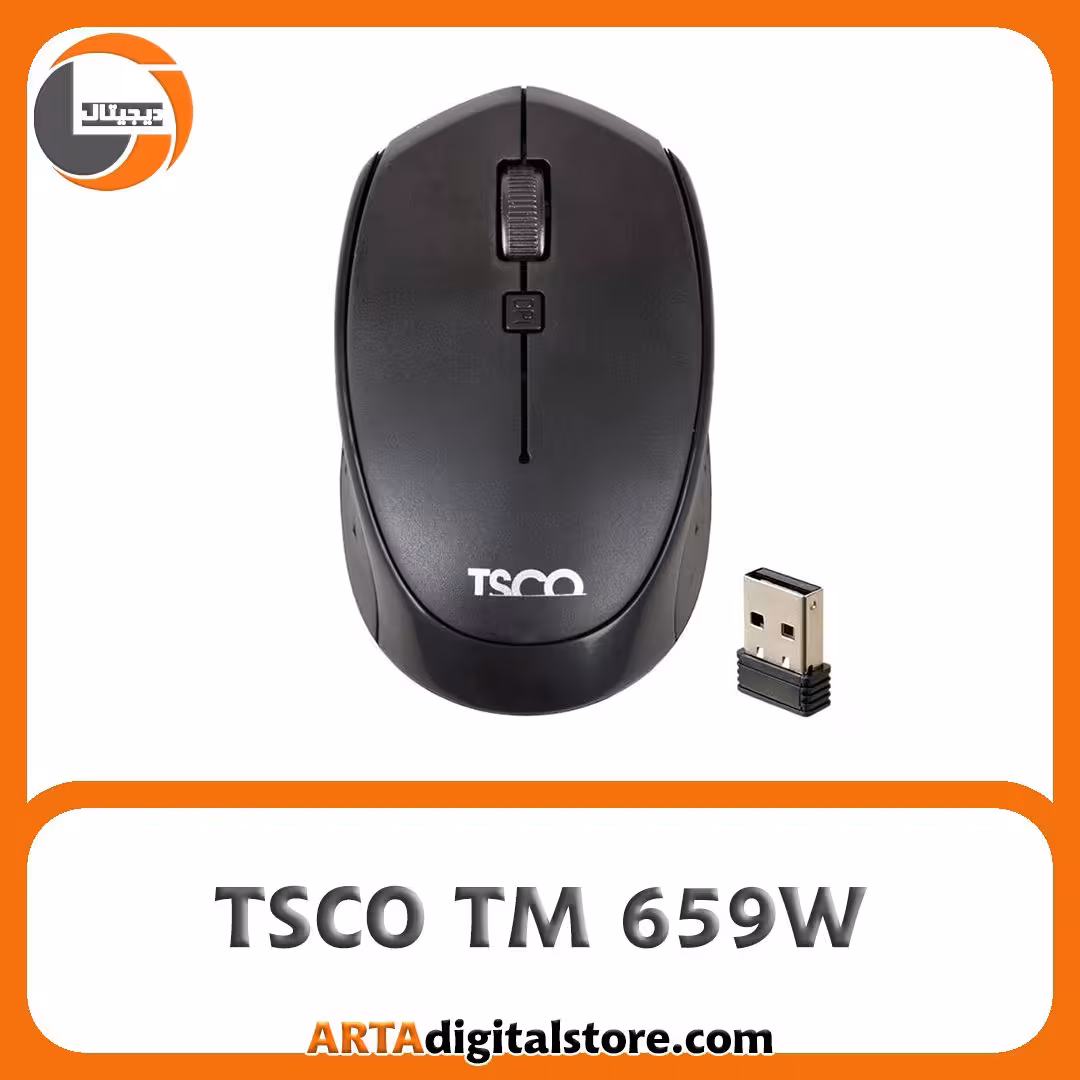 موس بی سیم تسکو TSCO TM 659W Black