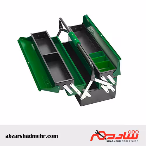 جعبه ابزار فلزی 40 سانتی سه طبقه رکسمی RTH2004