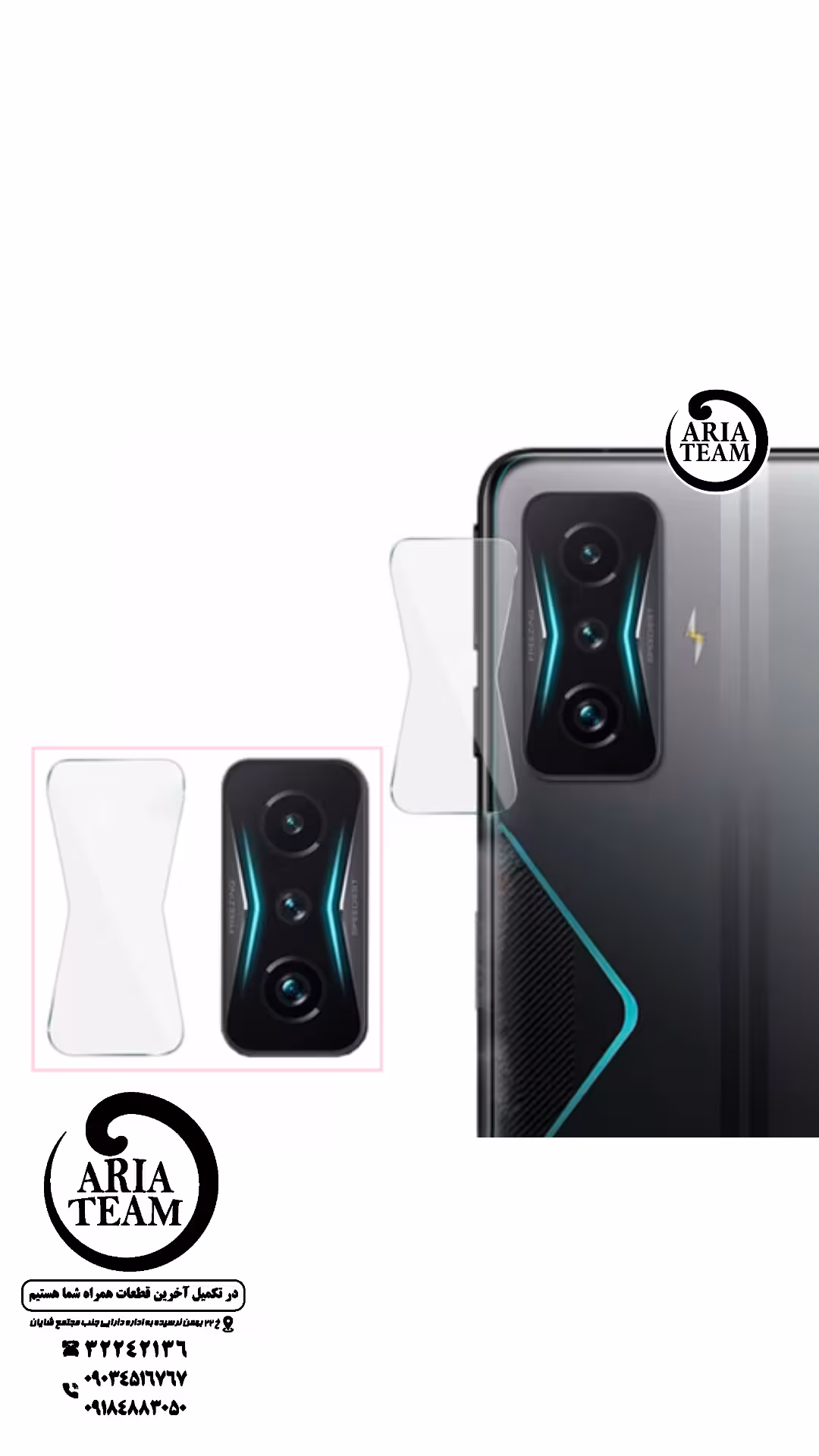 شیشه لنز دوربین شیائومی poco f4 Gt