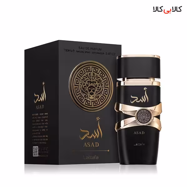 ادکلن لطافه اسد مردانه اصل حجم 100 میلی لیتر