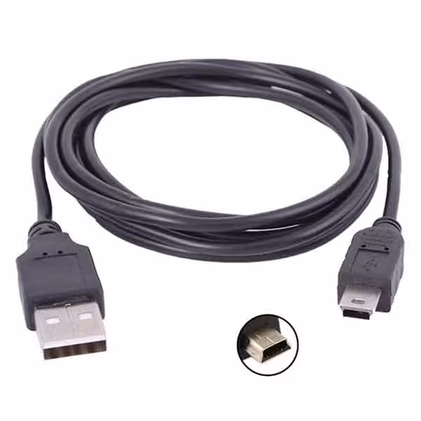 کابل USB به mini USB ذوزنقه دیتا دار