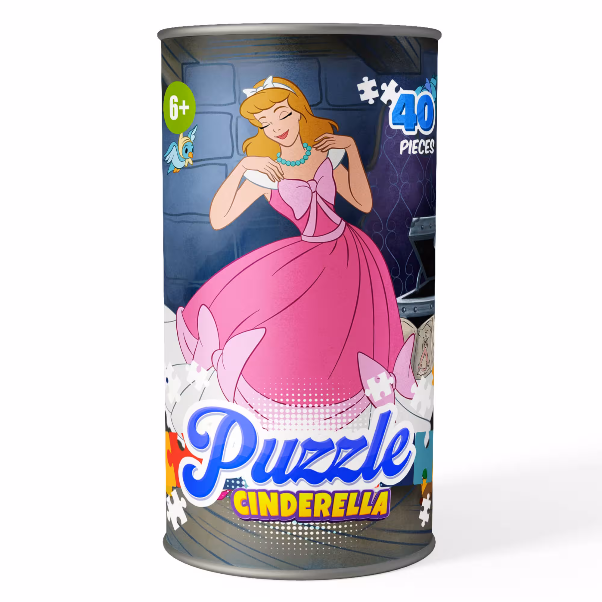 پازل 40 تکه کارتون سیندرلا
