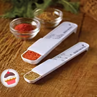 پیمانه قاشقی دو تایی مندرج