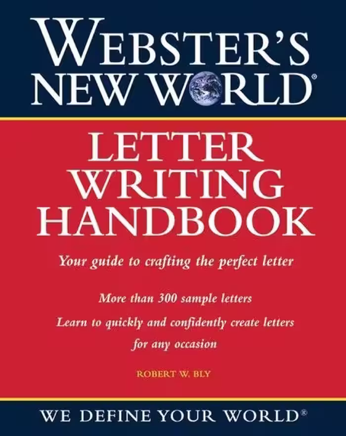 کتاب Websters New World Letter Writing Handbook