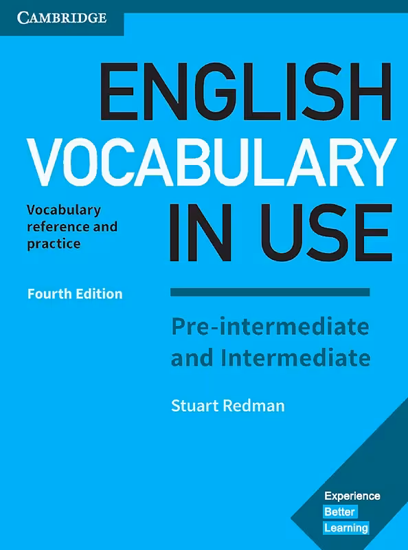 کتاب زبان انگلیش وکبیولری این یوز English Vocabulary in Use Pre-Intermediate and Intermediate
