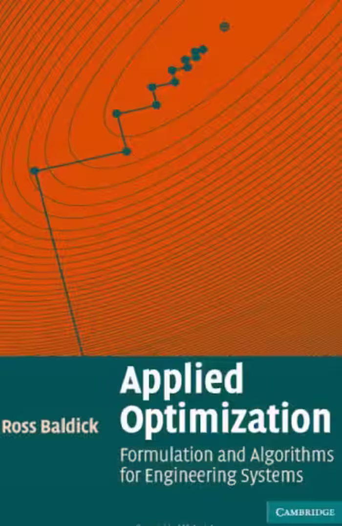 خرید و دانلود نسخه کامل کتاب Applied Optimization: Formulation and Algorithms for Engineering Systems