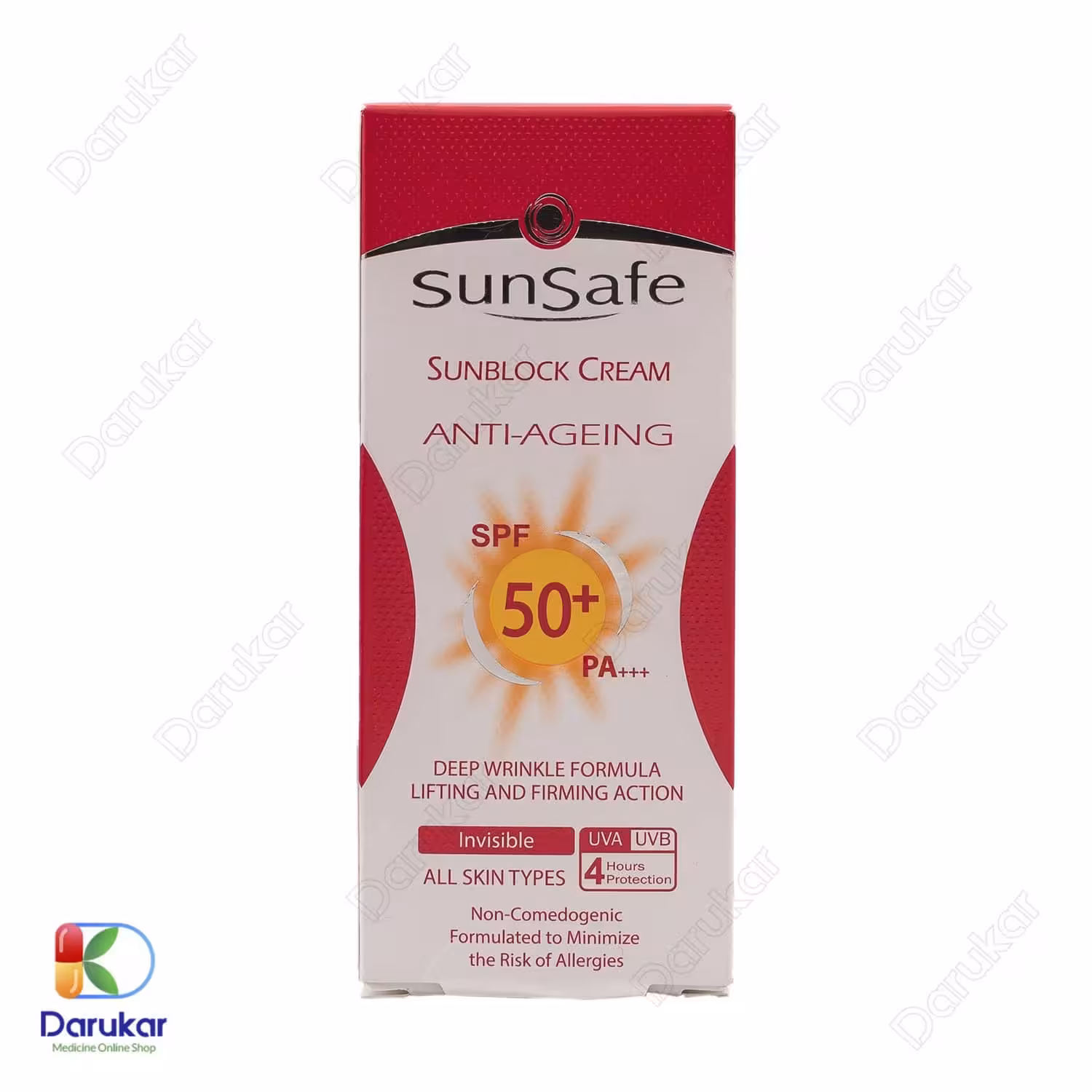کرم ضد آفتاب و ضد چروک سان سیف SPF50