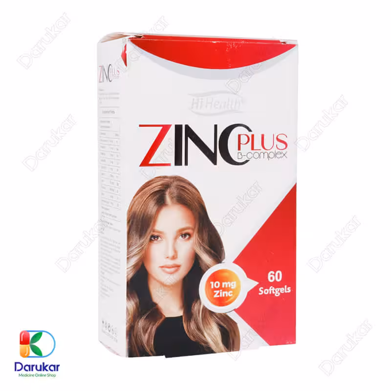 سافت ژل زینک پلاس ب کمپلکس های هلث 60 عدد