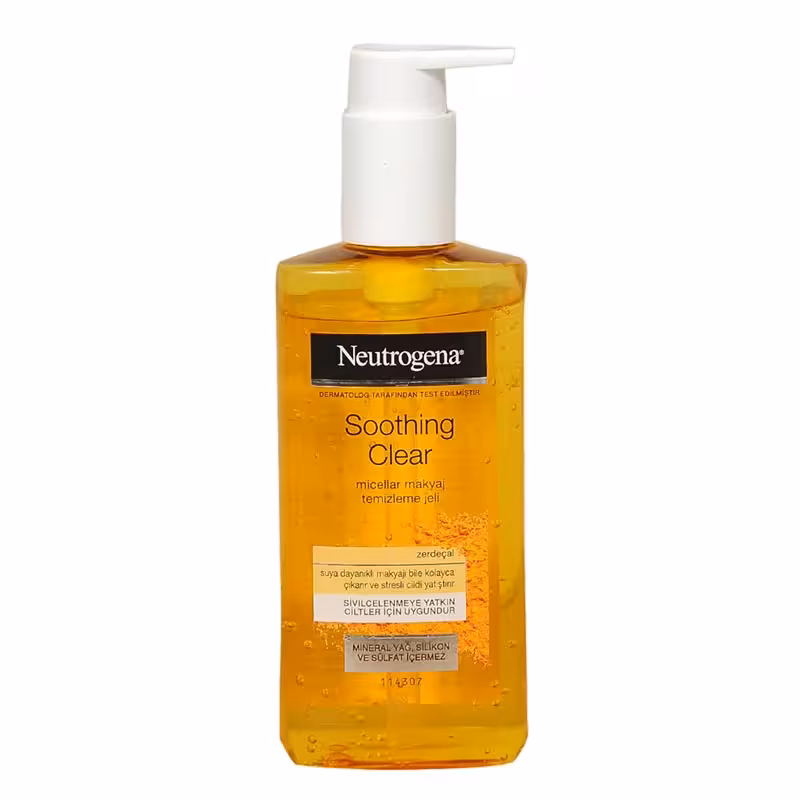 نوتروژینا ژل پاک کننده صورت حاوی عصاره زردچوبه 200 میلی لیتر