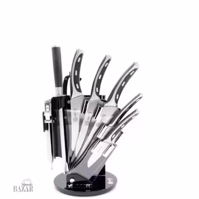 سرویس کارد 9 پارچه مشکی برند ام جی اس MGS کد کالا S-K162204-T9(A5D)