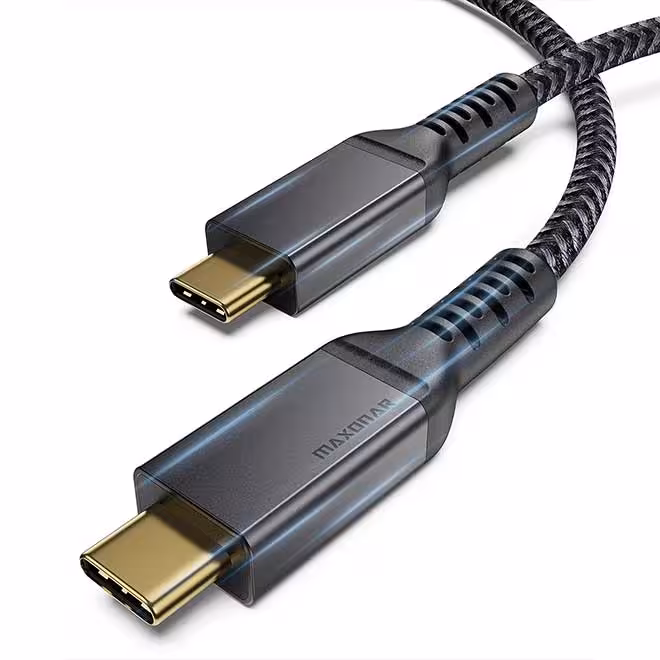کابل تاندربولت 3 USB C با سرعت همگام‌سازی داده 40 گیگابیت بر ثانیه شارژ 100 واتی 5K@60Hz 2X 4K@60Hz SSD eGpu MacBook Pro
