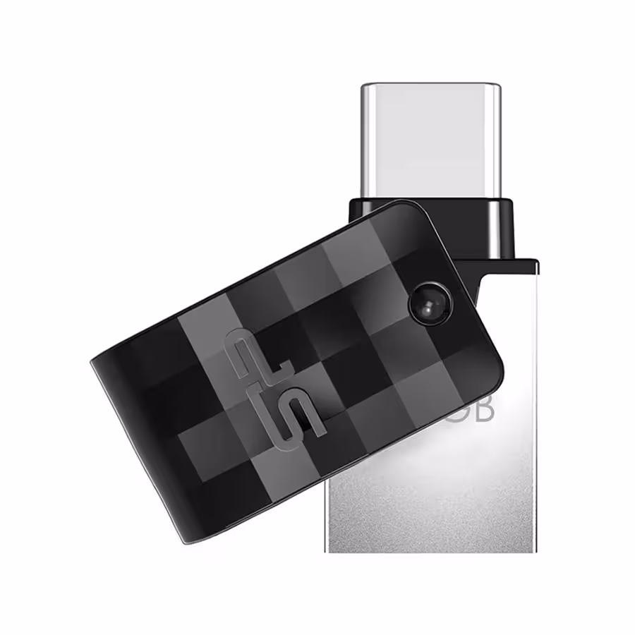 فلش مموری OTG سیلیکون پاور مدل Mobile C31 ظرفیت 128 گیگابایت