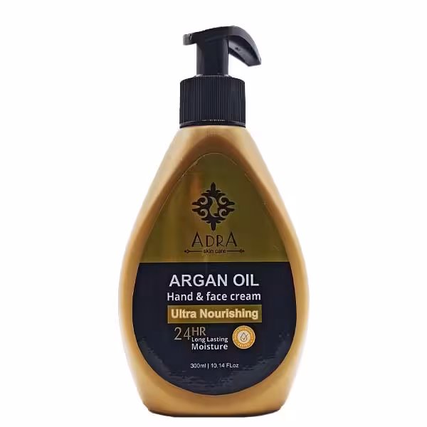 کرم مغذی و مرطوب کننده پمپی آرگان آدرا _ حجم300ml