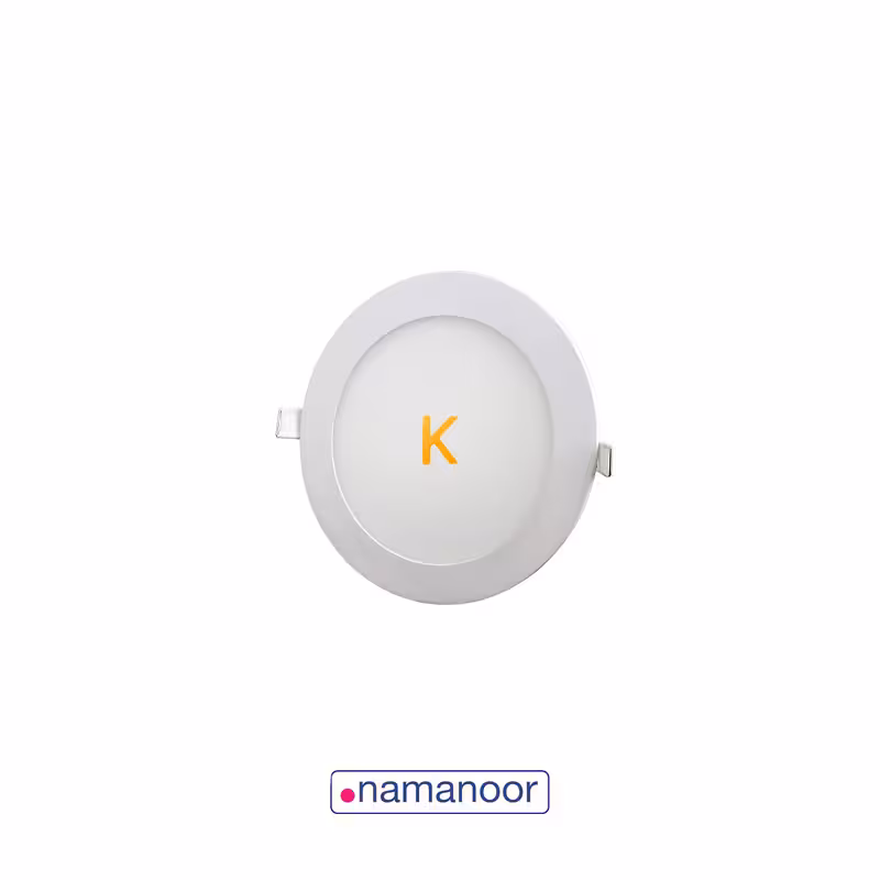 پنل توکار 20 وات دایره نمانور